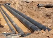 Water pipes underground